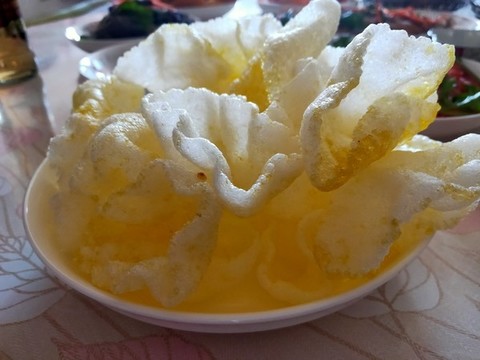 干炸蝦片