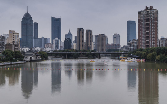 江蘇省無錫市梁溪河沿岸