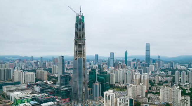 建設(shè)中的城脈中心