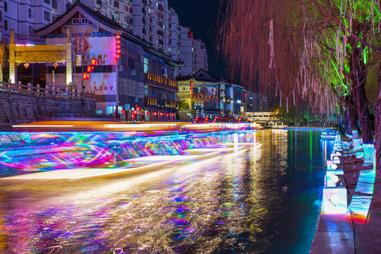 濟寧古運河夜景