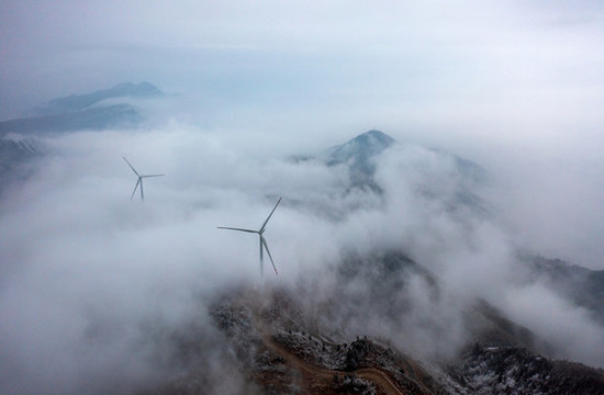 浙江云和白鶴尖高山風(fēng)力發(fā)電