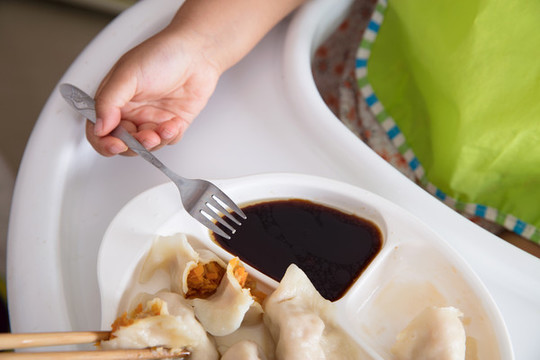 給孩子準備的餃子