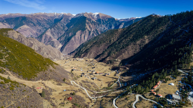 川西高原橫斷山脈風光