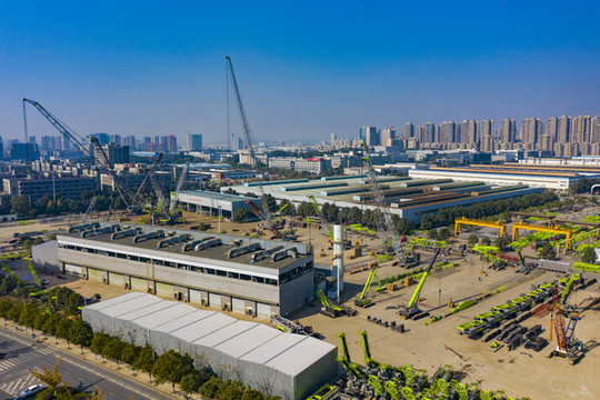 航拍湖南長沙麓谷城市景觀