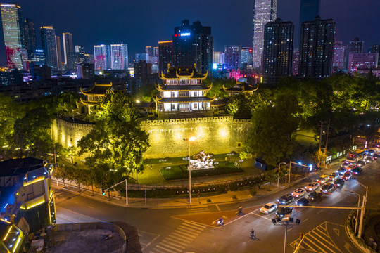 湖南長沙天心閣夜景