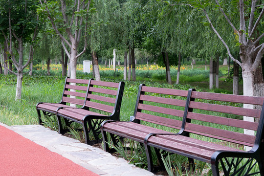 公園里的長椅子