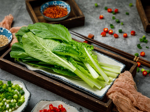 小白菜麻辣燙食材