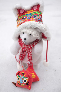 2022春節(jié)新年雪地戶外裝飾
