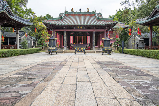中國廣州南海神廟景區(qū)的禮亭