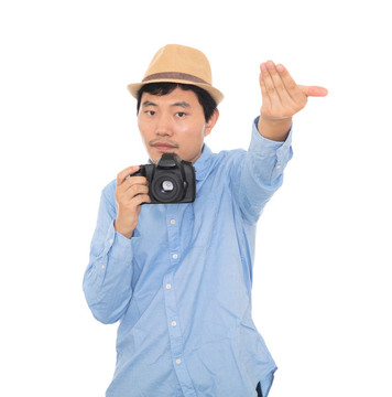 年輕的時(shí)尚攝影師