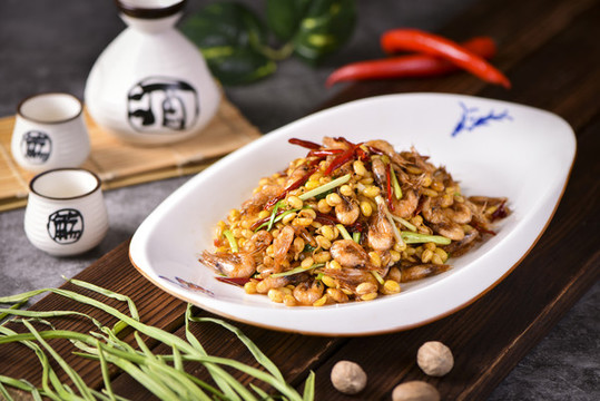 江蝦炒豆嘴