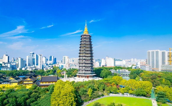 常州天寧寺與紅梅公園