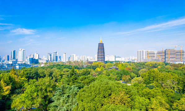 常州天寧寺與紅梅公園
