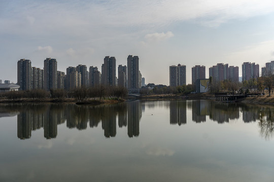 湖北枝江市城市風(fēng)光