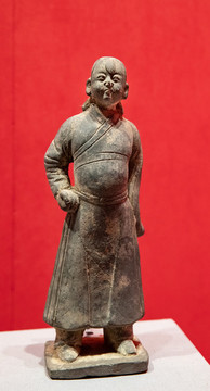 元代陶男俑