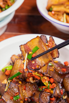 農(nóng)家蒸臘肉