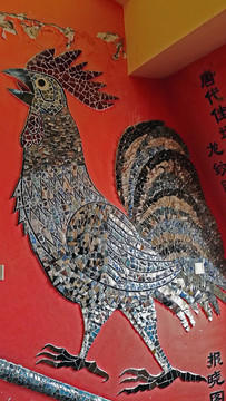 瓷房子報(bào)曉圖