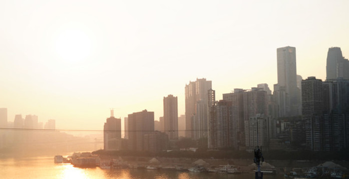 黃昏下的重慶