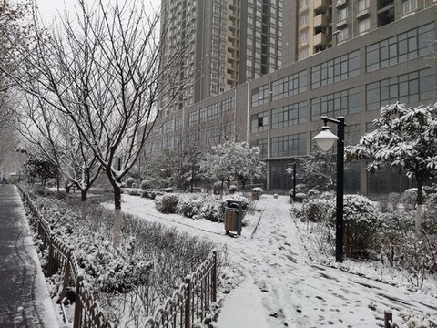 冬日家鄉(xiāng)雪景