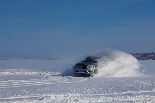 冬季雪地飄移試車場