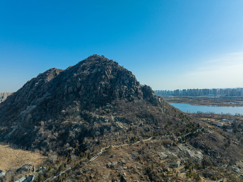 航拍濟(jì)南華山