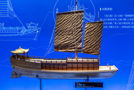 明代戰(zhàn)船模型