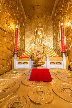 關(guān)公財(cái)神殿室內(nèi)建筑