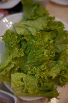 一盤生菜