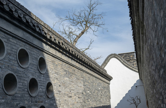 揚州個園古宅庭院