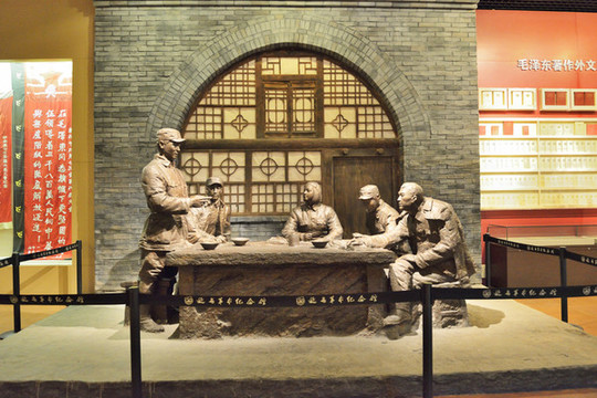 戰(zhàn)士學(xué)習(xí)雕塑