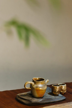 柴燒茶壺茶杯器皿