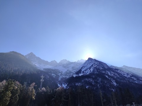 畢棚溝雪山