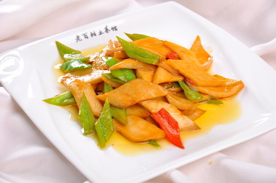 炒杏鮑菇