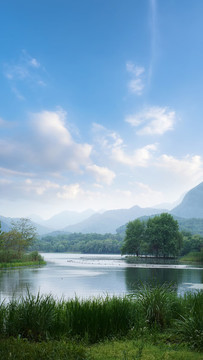 青山綠水自然風光