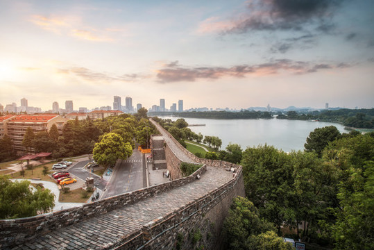 南京城市風(fēng)光全景
