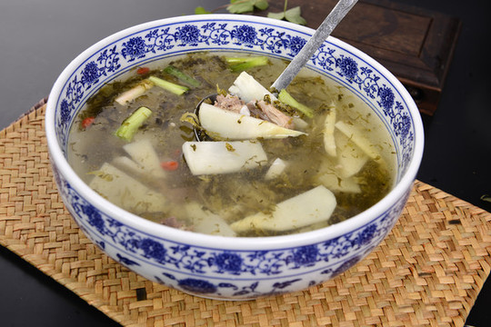 糟菜筍片湯