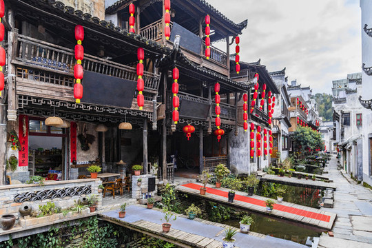 江西婺源李坑風(fēng)景區(qū)風(fēng)光