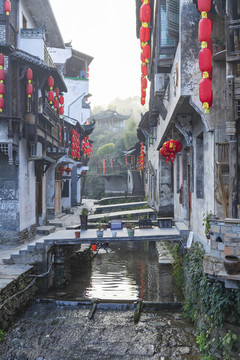 江西婺源汪口景區(qū)風(fēng)光