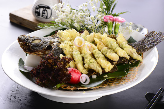 左口魚紫蘇揚