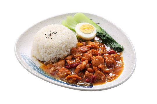 宮爆雞丁蓋飯