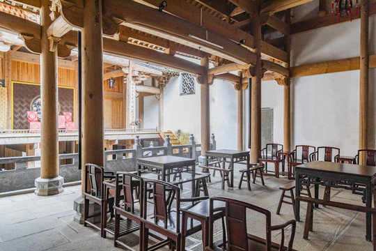 婺源汪口景區(qū)的戲臺