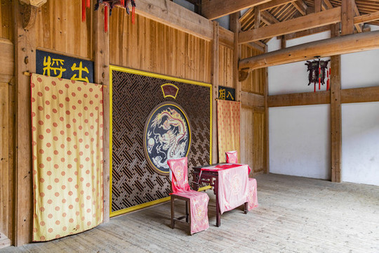 婺源汪口景區(qū)的戲臺(tái)