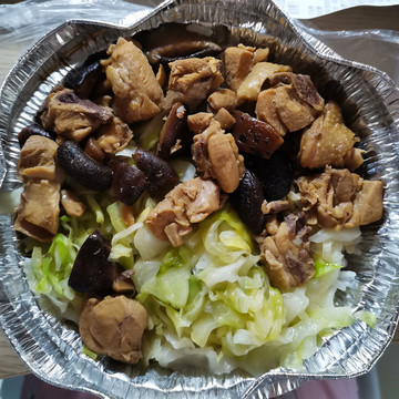 冬菇滑雞套餐