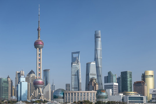 上海陸家嘴城市風光