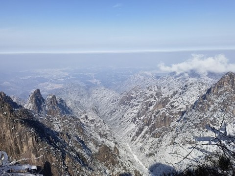 黃山雪景