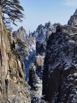 黃山雪景