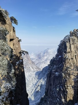 黃山雪景
