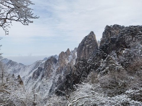 黃山雪景