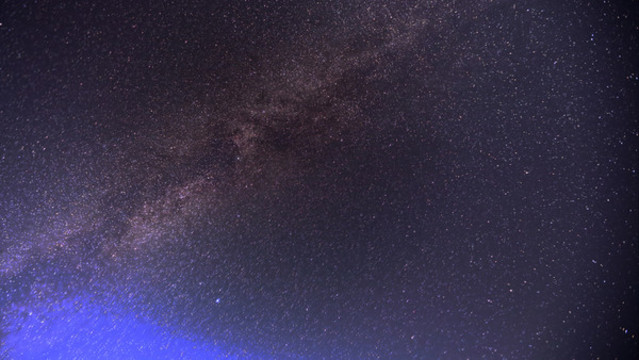 夜晚星空攝影素材