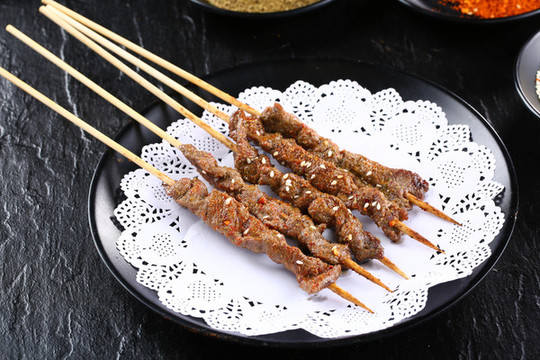烤牛肉串